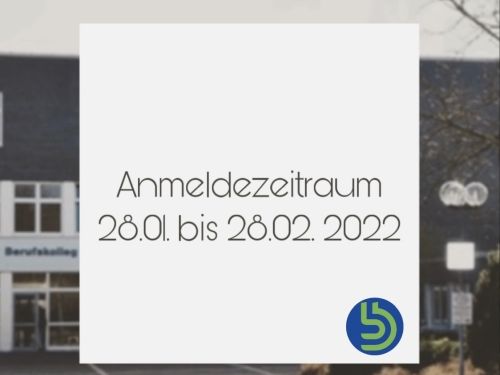 Anmeldezeitraum für das Schuljahr 2022/23